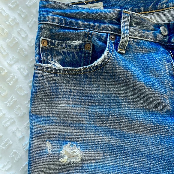 Levi’s Premium 501 Original Fit Women’s Straight Jeans Size 8/10 W29 - Picture 4 of 9